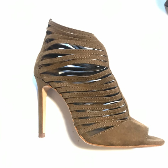 Zara Shoes - Zara strappy brown stiletto heels size 36 US 6